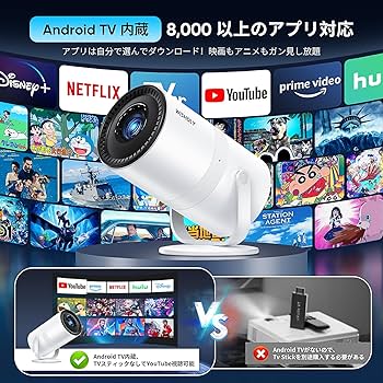 Amazon.co.jp: WISHOLY プロジェクター 小型【2025年超小型