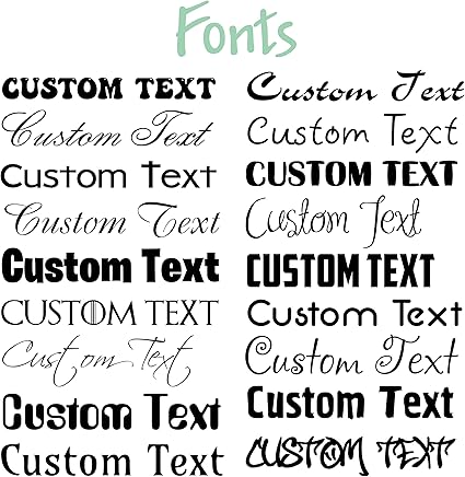 Amazon.com: Personalized Text Wall Stickers - Vinyl Decal Letter ...