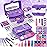 Kids Makeup Kit for Girl Gifts, 54PCS Teensymic Toys Washable Little Girls Princess Make Up Toys for 4 5 6 7 8 9 Year Old Girl Birthday Gift (Purple)