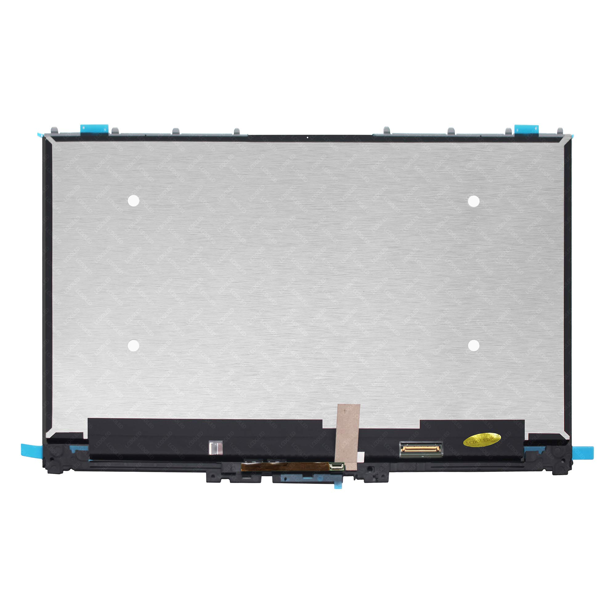 LCDOLED Replacement 15.6 inches UHD 4K IPS NV156QUM-N5 LCD Panel Touch Screen Digitizer Assembly Bezel with Board for Lenovo YOGA 720 720-15 720-15IKB 80X7 80X7001VUS 80X7003VUS (3840x2160 Resolution)