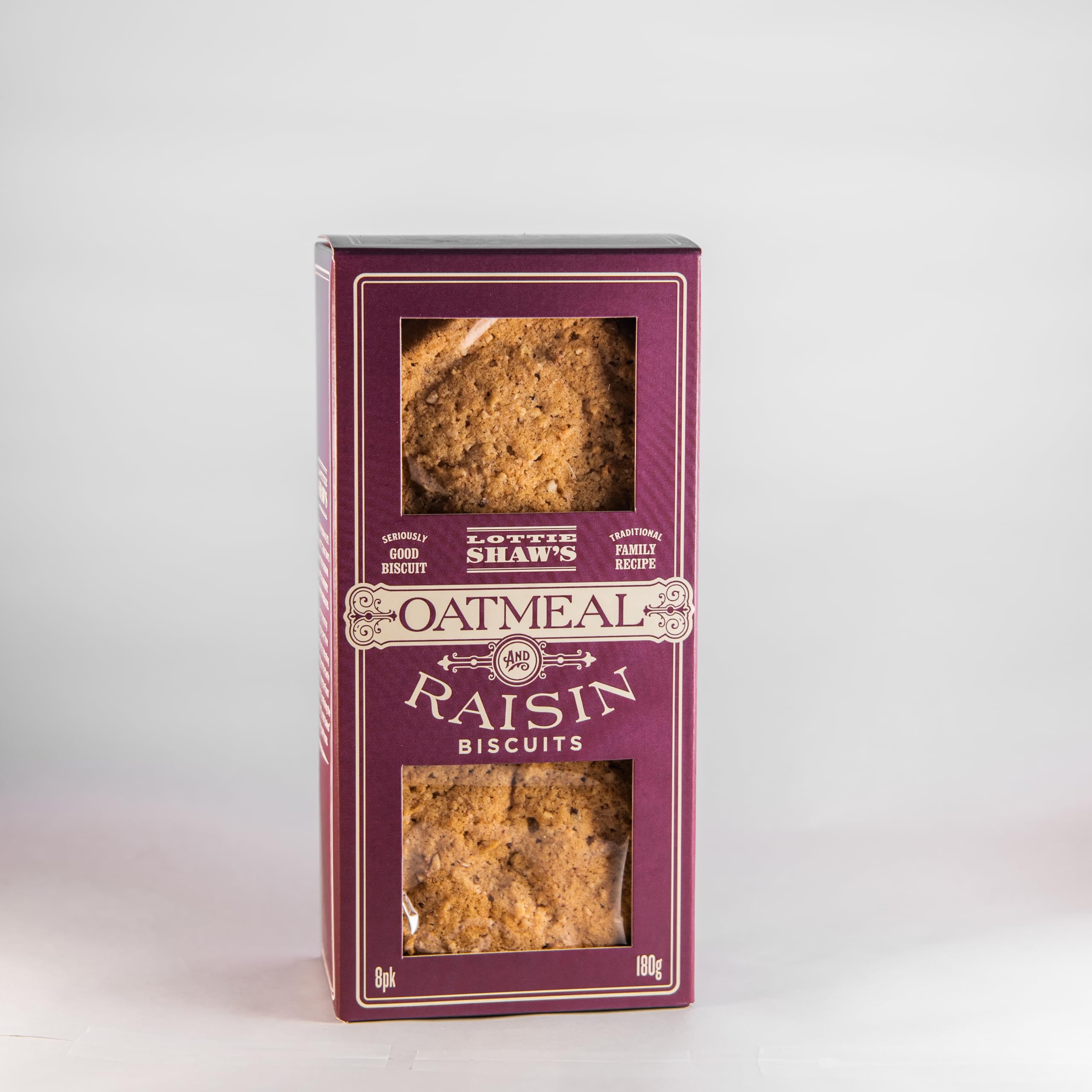 Lottie Shaw's Oatmeal & Raisin Biscuit Box