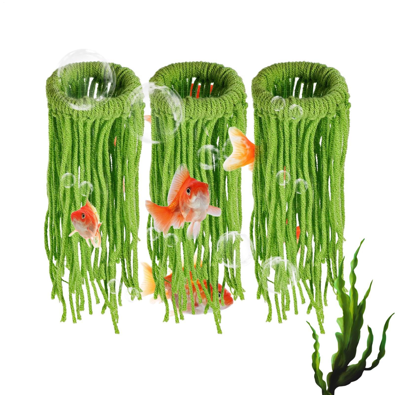 Spawning Mops for Fish - Aquatic Plant | Floating Cotton Spawning Mop,for Hobbyists Home Aquarium Tank Egg Hatching