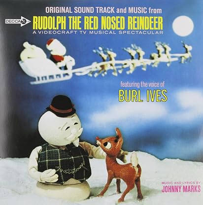 Rudolph The Red Nosed Reindeer por Burl Ives — capa do álbum