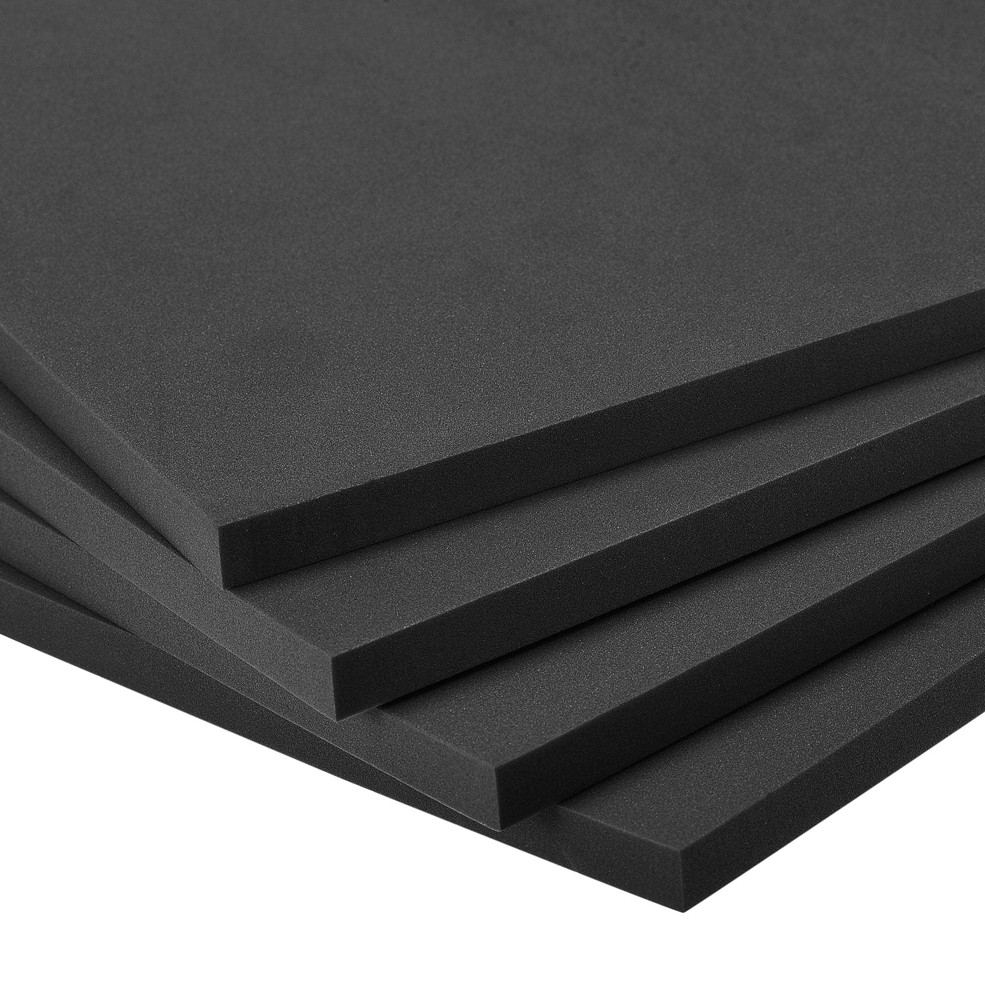 WOPPLXY Lot De 10 Feuilles Mousse EVA Autocollantes Noires 300x200x20mm - Protection Meubles, Loisirs Créatifs Et Isolation