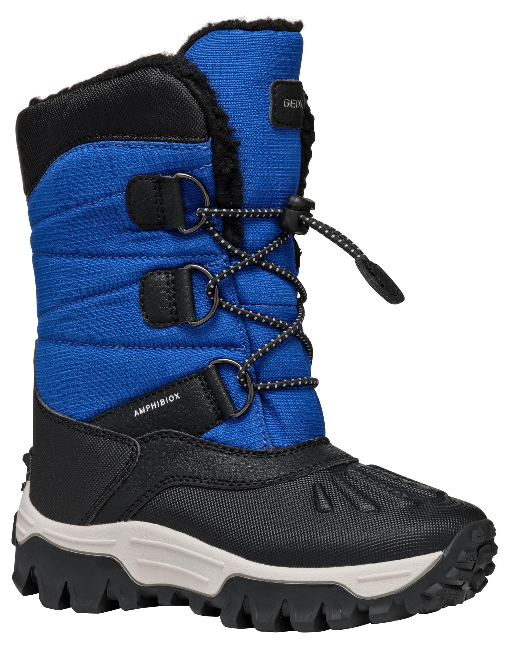Geox J HIMALAYA BOY B ABX, Snow Boot, ROYAL/BLACK,