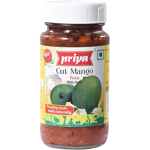 Priya Mango Pickle with Garlic 300g
