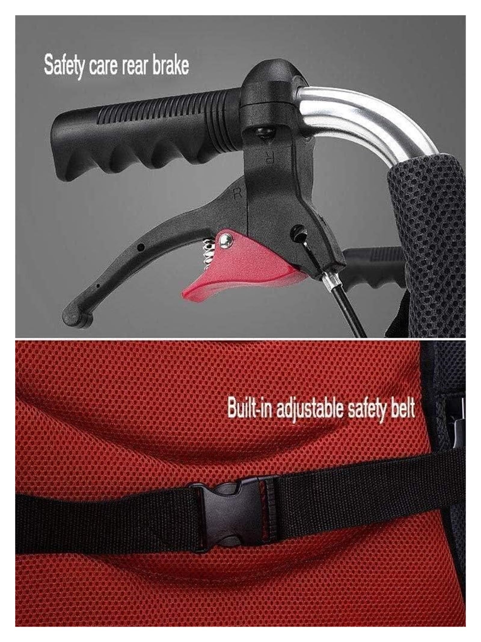Sedie A Rotelle Pieghevoli Sedia A Rotelle Pieghevole Sedia A Rotelle Sportiva Sedia A Rotelle per Adulti Tempo Libero Pieghevole Leggera Ergonomica Confortevole Schiena,