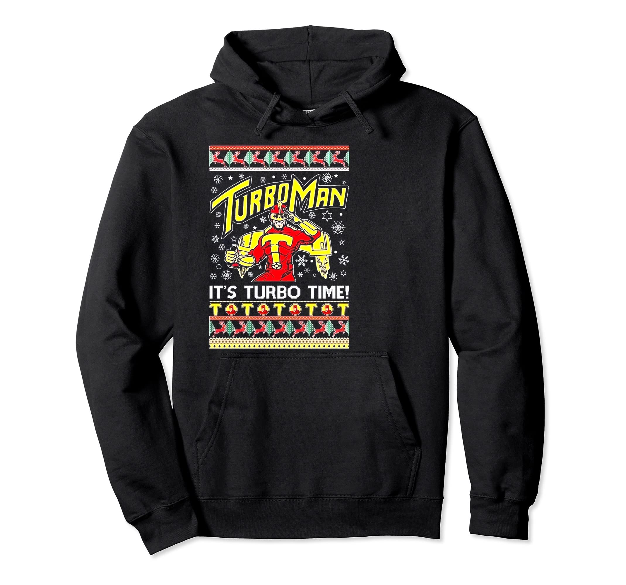 Turboman Its Turbo Time Ugly Pullover Hoodie Desertcart INDIA