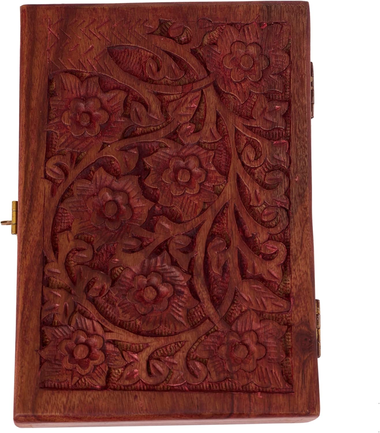 GURU JEE Handcrafted Beauty For Her Wooden Jewellery Storage Box For Earrings Rings Nose Pins Gifts Showpiece