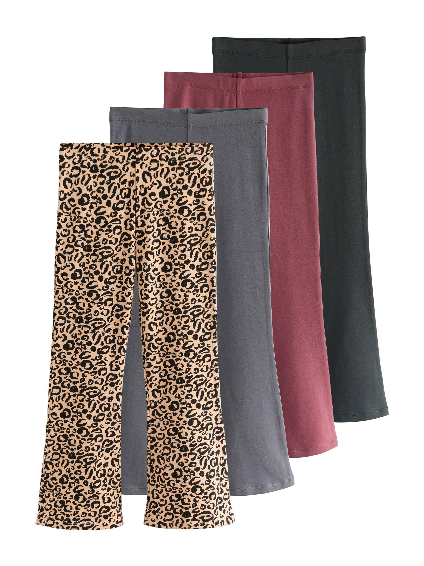 NEXT Mädchen Ausgestellte Leggings im 4er-Pack