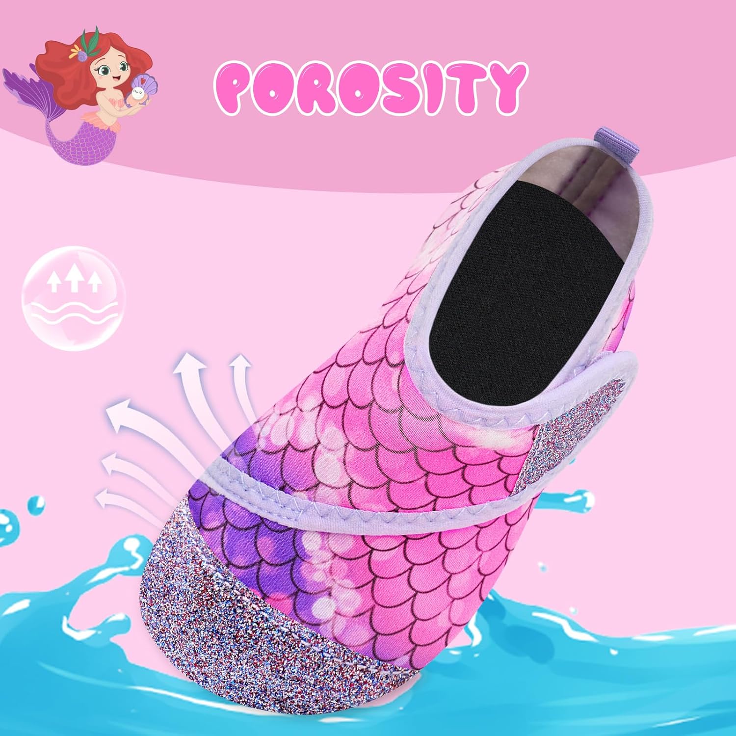 Kids Water Shoes Girls Boys Outdoor Quick Dry Barefoot Aqua Socks for Toddler Sport Beach Swim Surf - Image 2