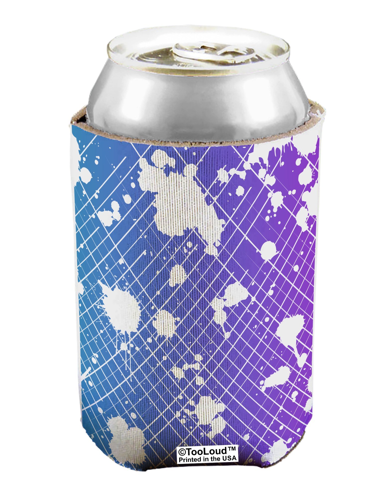 TOOLOUD Splatter AOP - Blue Purple Can/Bottle Insulator Cooler - 2 Pack All Over Print