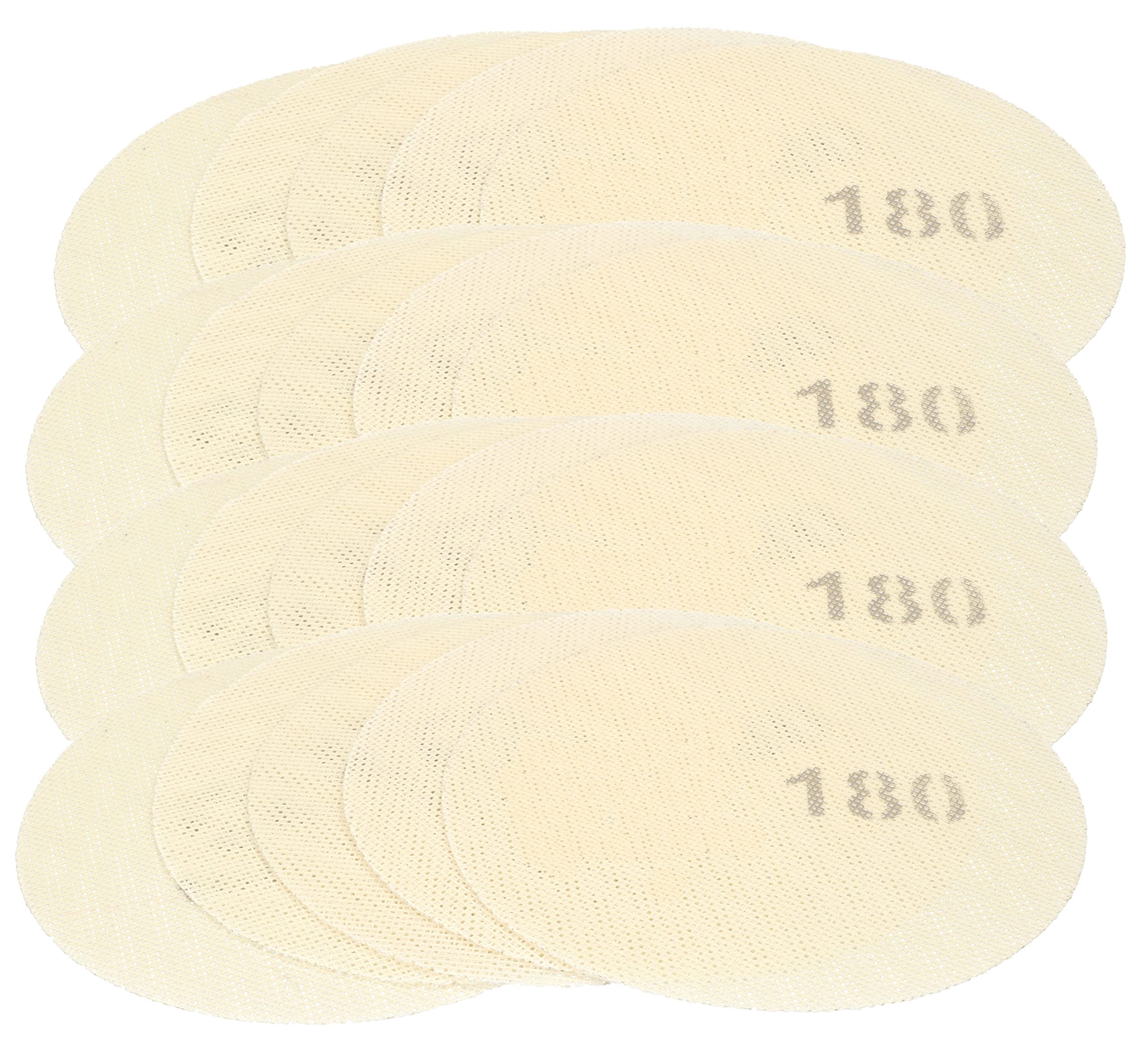 KOTARBAU® Set de discos de lija de 225mm, Grano: 180, SOFT, Malla redonda abrasiva, Rejilla adherente, Carburo de silicio, Para lijadoras, Para alisar juntas o paredes de yeso, Con velcro, 20 UNIDADES