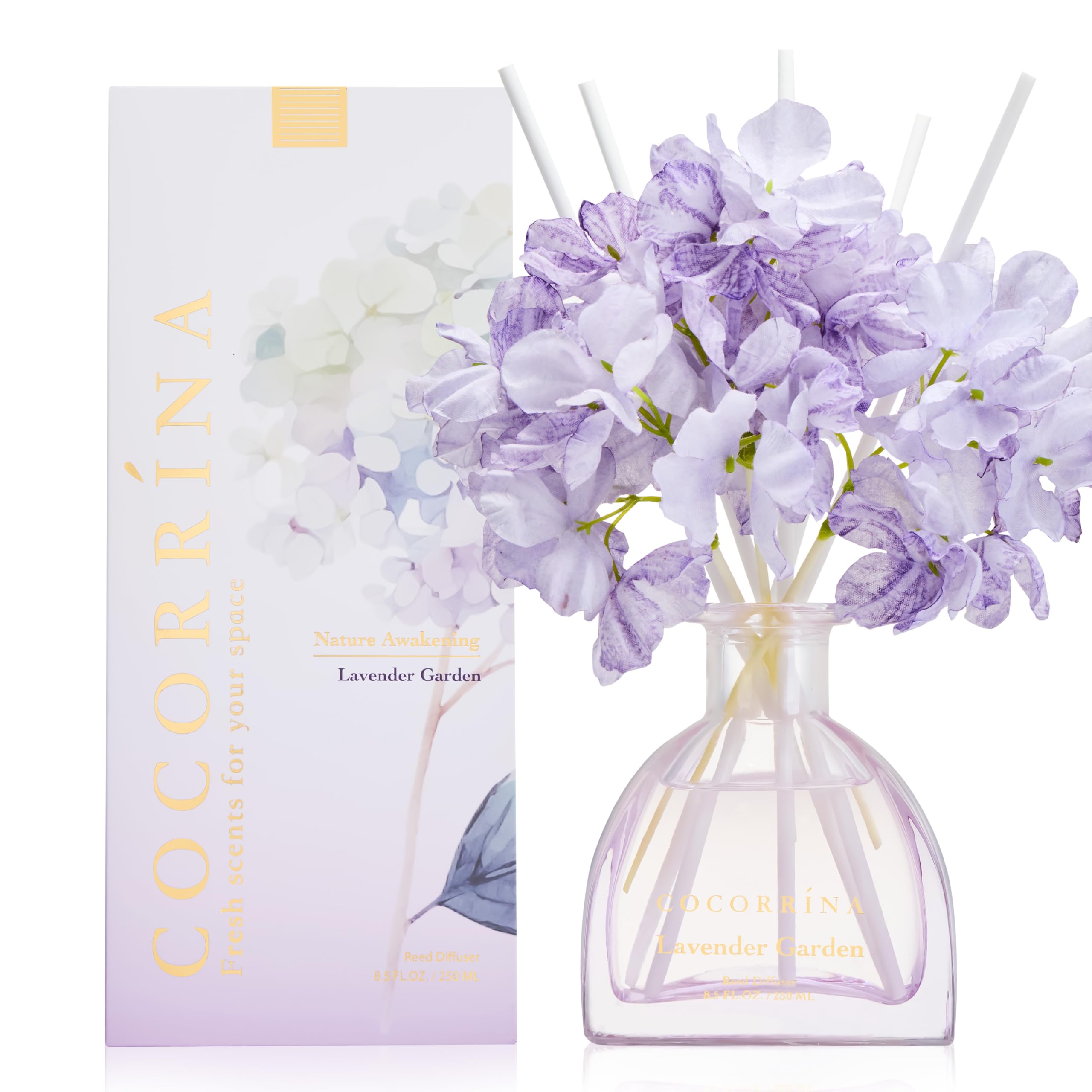 COCORRÍNA Blume 250ml Raumduft mit 8 Duftstäbchen