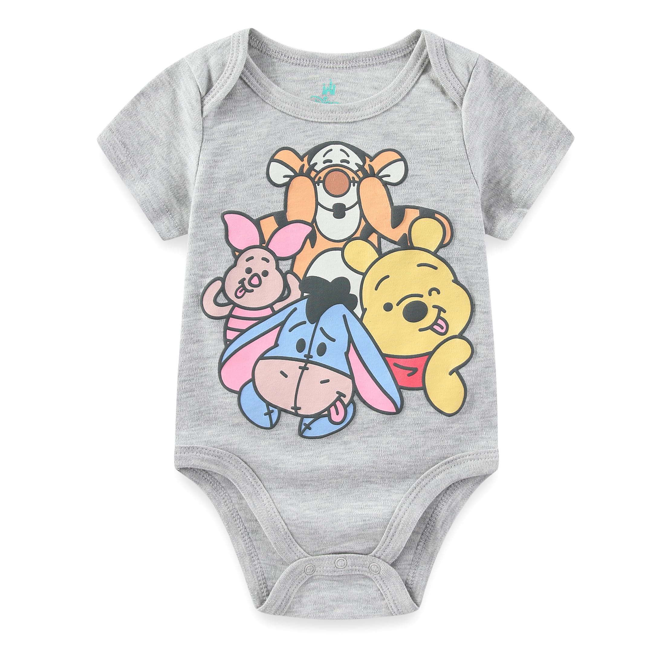 Disney Winnie the Pooh - Pelele para bebé, 3 unidades, blanco, amarillo, gris (amarillo/gris/blanco), 3-6 meses, blanco, amarillo, gris (amarillo/gris/blanco), 3-6 meses, Blanco, Amarillo, Gris