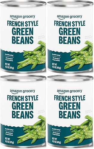 Amazon Grocery, French Style Green Beans, 14.5 Oz (Pack of