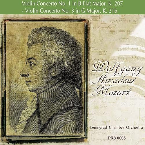 Mozart Violin Concerto No. 1 in BFlat Major, K. 207 Violin Concerto