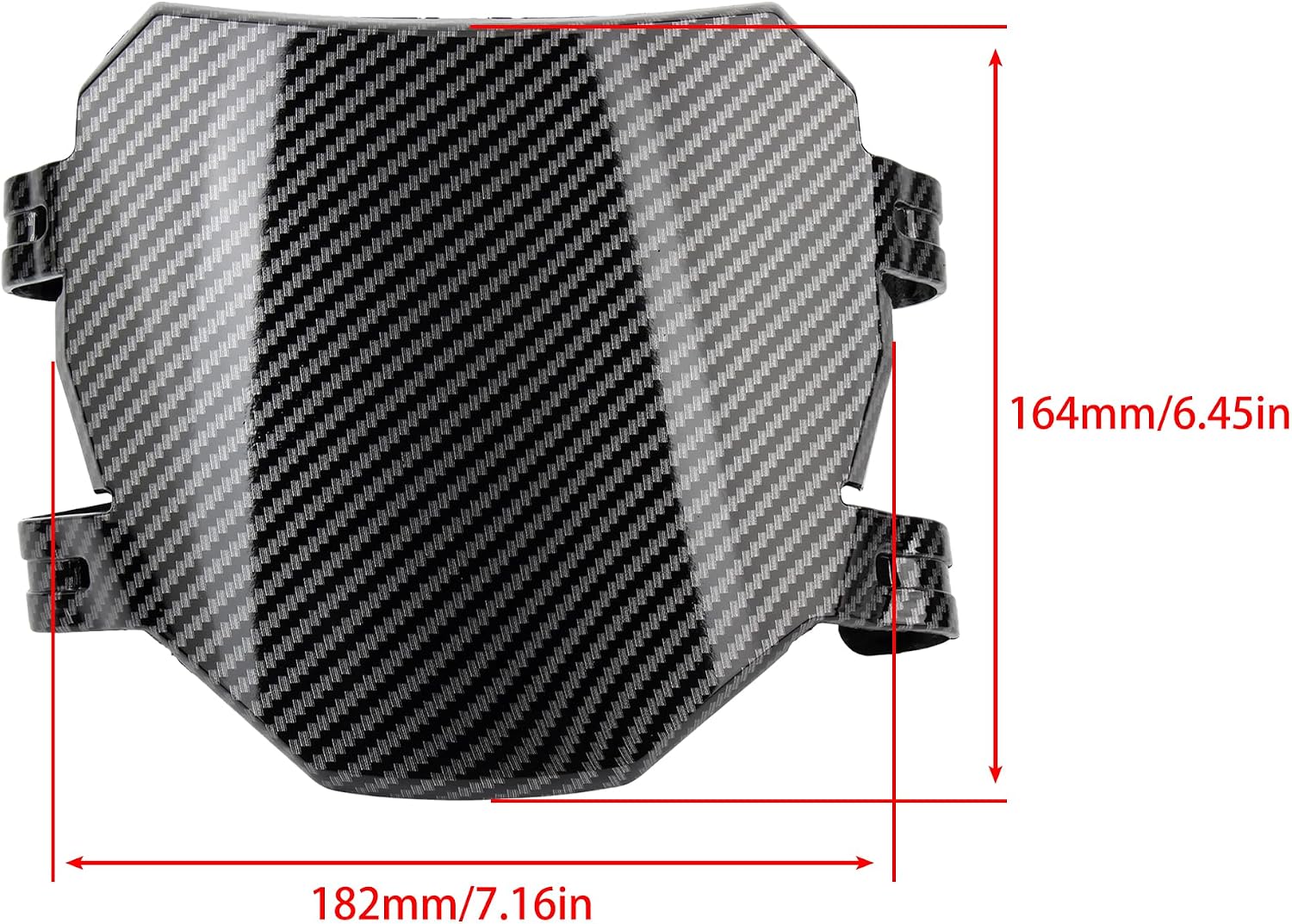 Electric Bike Number Motorcycle Front Number Plate Compatible with Sur Ron LBX Talaria Sting MX3/R MX4 Talaria XXX E Ride Pro SS S SR Imitation Carbon Fiber