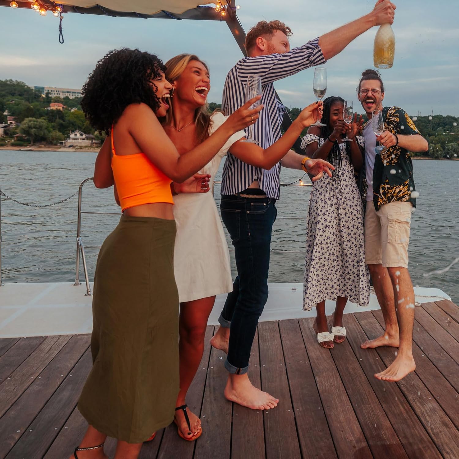 NOOYME 20" Skorts for Women Athletic Modest with Pockets Knee Length Tennis Golf Skirts - Image 3