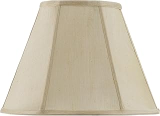 Cal Lighting SH-8106/20-CM Vertical Piped Basic Empire Shade with 20-Inch Bottom, Champagne