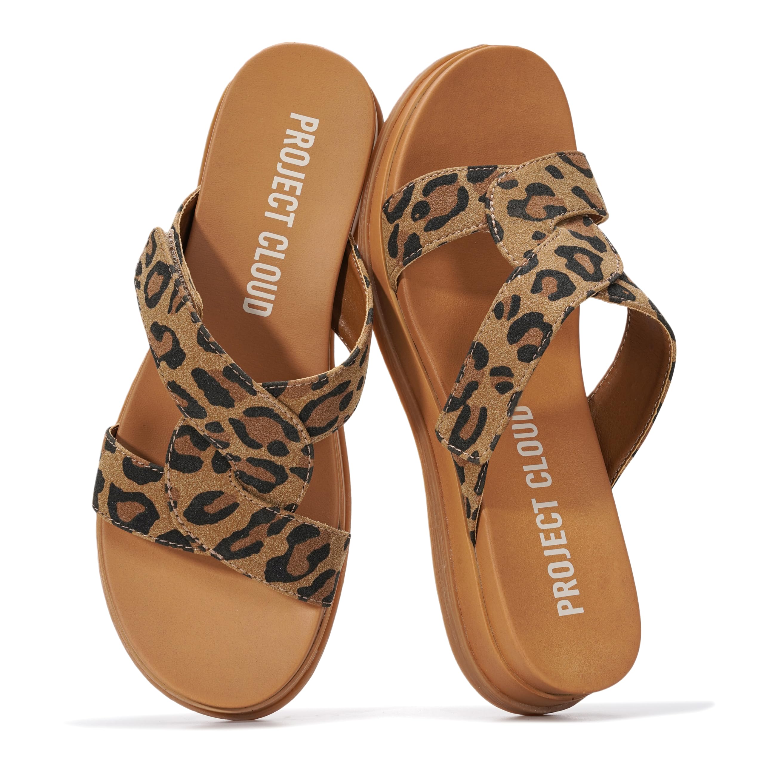 Project Cloud Wedge Sandals for Women Plush Insole Strappy Sandals 2026