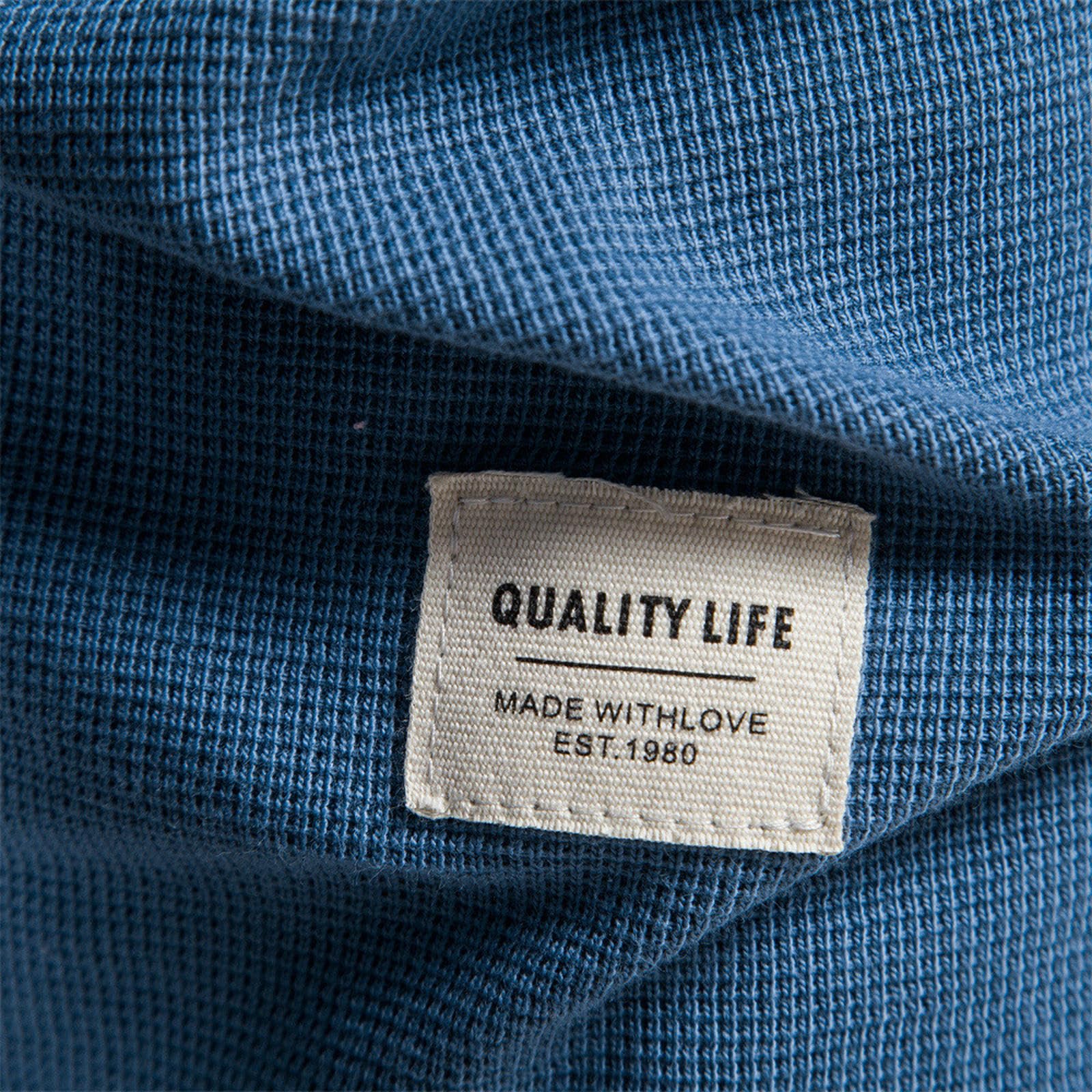 Męskie T-Shirty Jesień i zima męska koszulka z długim rękawem Henry Collar koszulka męska