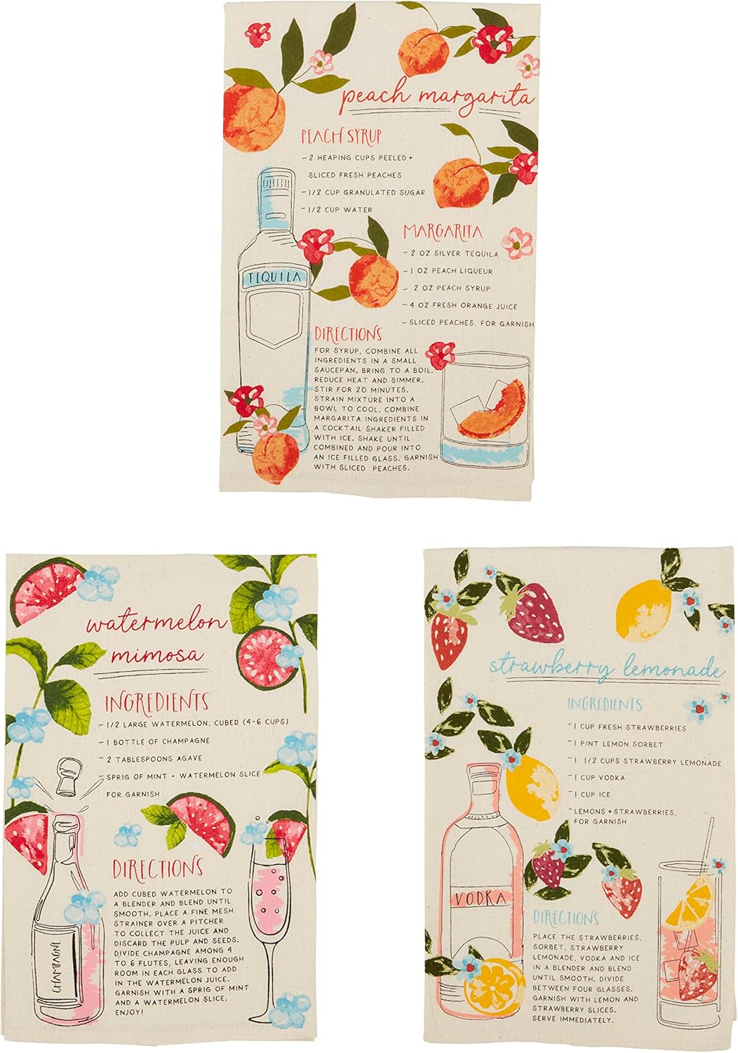 Unique Drink Towels Showdown:tested Peach Mix Use Case