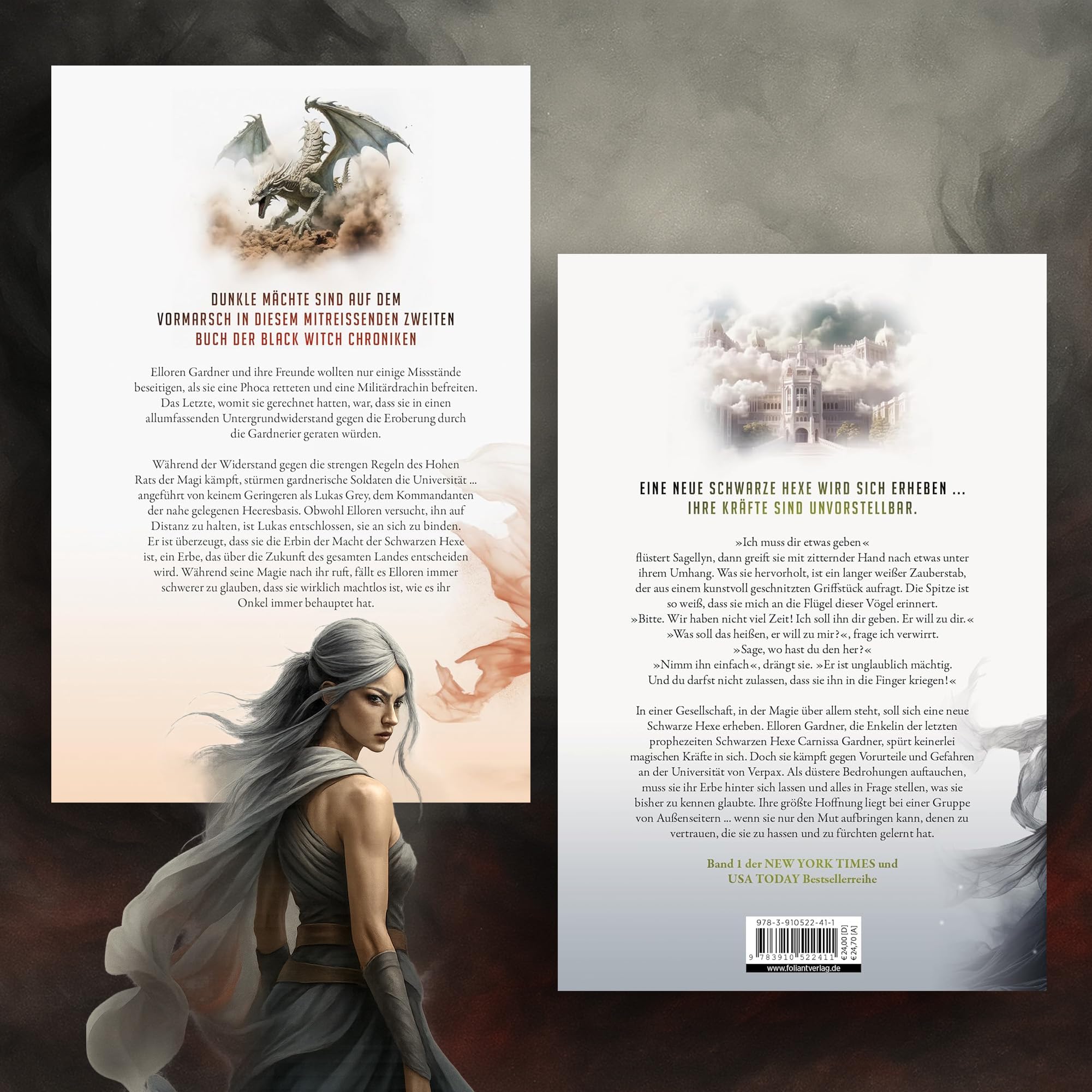 Black Witch Buchreihe Band 1-4 von Laurie Forest – Prophezeiung, Erkenntnis, Rebellion und Enthüllung als 4er Set – Fesselnde Hexen-Fantasy für Jugendliche & Erwachsene – inkl. Black Witch Lesezeichen