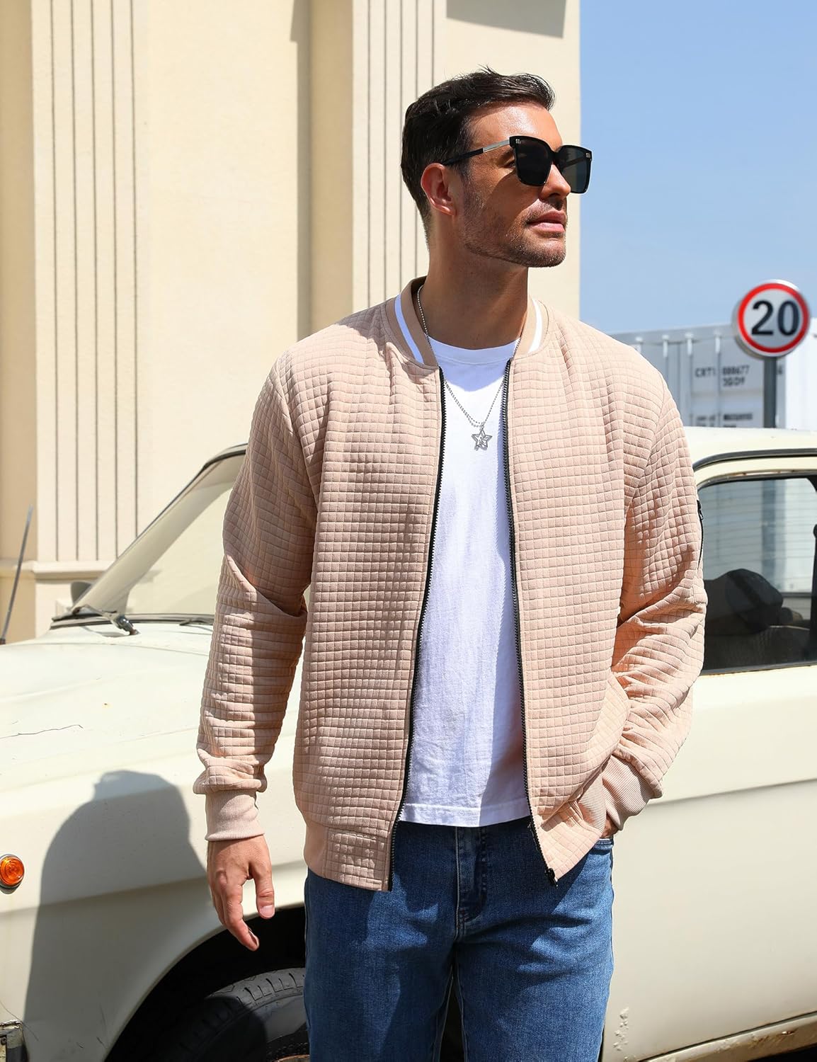 Jaqueta masculina leve casual leve para homens jaqueta bomber waffle casaco universitário com zíper em promoção! Veja a oferta e mais achadinhos de Jaquetas & Casacos 6 Hoje é o melhor dia para comprar Jaqueta masculina leve casual leve para homens jaqueta bomber waffle casaco universitário com zíper com aquele preço maroto! Promoção! Aproveite a oferta! 6