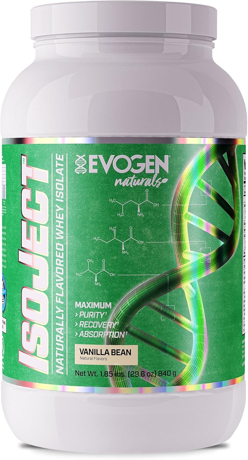 EVOGEN Naturals ISOJECT , Premium Whey Isolate w/Digestive