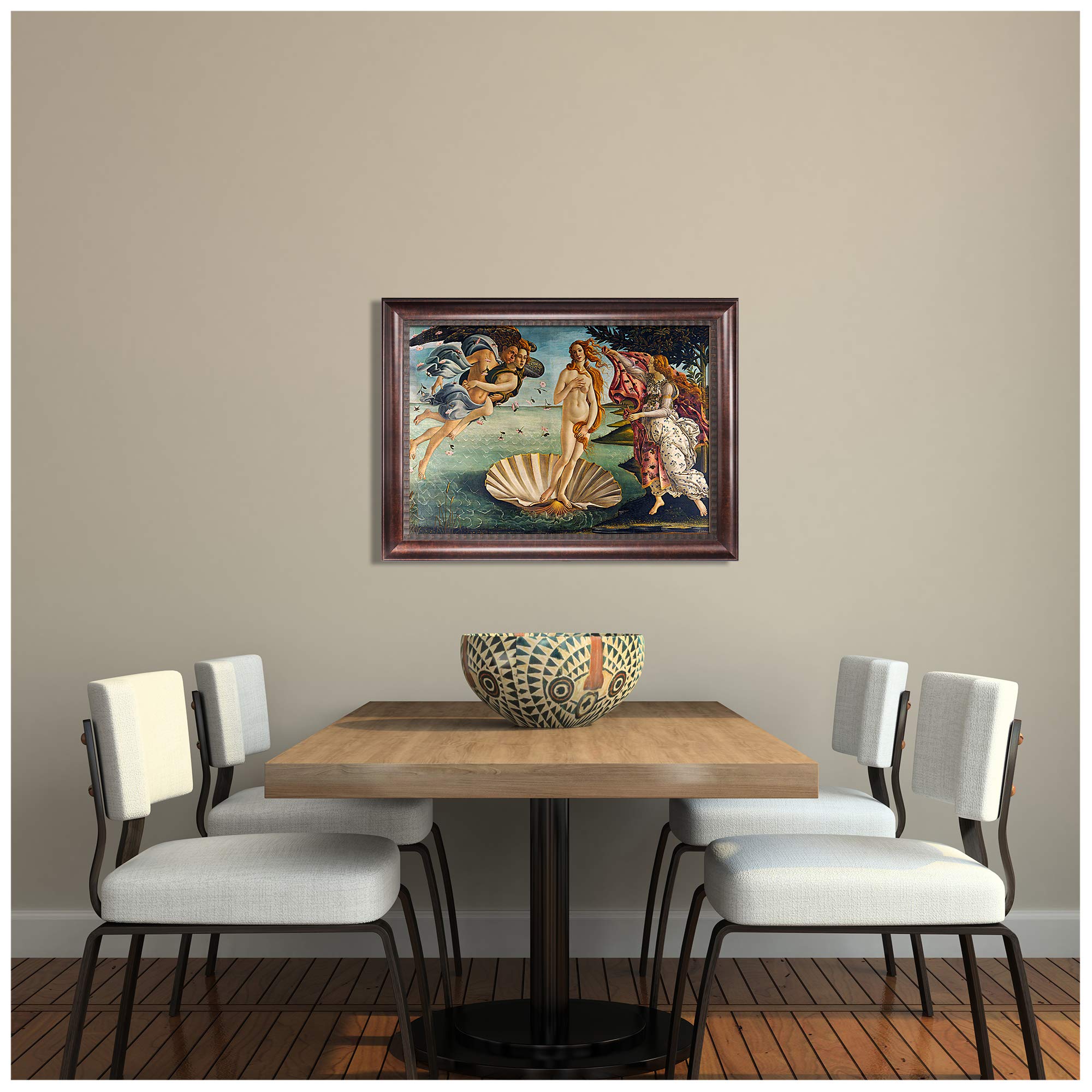 Amazon.com: Sandro Botticelli The Birth of Venus 出品裱框尺寸:90.2