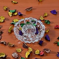 Vista 2 de Plato de tortuga de cristal para Feng Shui, plato de tortuga para Vastu, buena suerte, salud y prosperidad, juego de regalo decorativo para el hogar