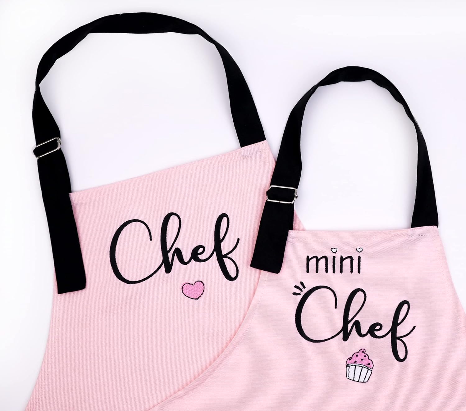 Aprons Mother Daughter Chef Kitchen Adult and Kid Cooking Baking Mommy and Me