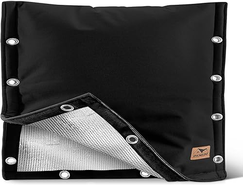 Vista 31 de Cubierta de prevención de reflujo de apertura lateral, cubierta aislante de tubería para válvula de riego, válvula de rociador, tubería de agua al