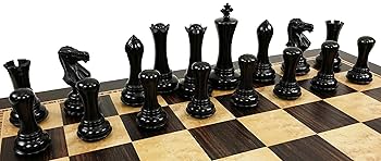 【美品】PLAYWOOD 黒 12個セット Amazon.com: HPL 4 Queens - Staunton Wood Modern Empire Black