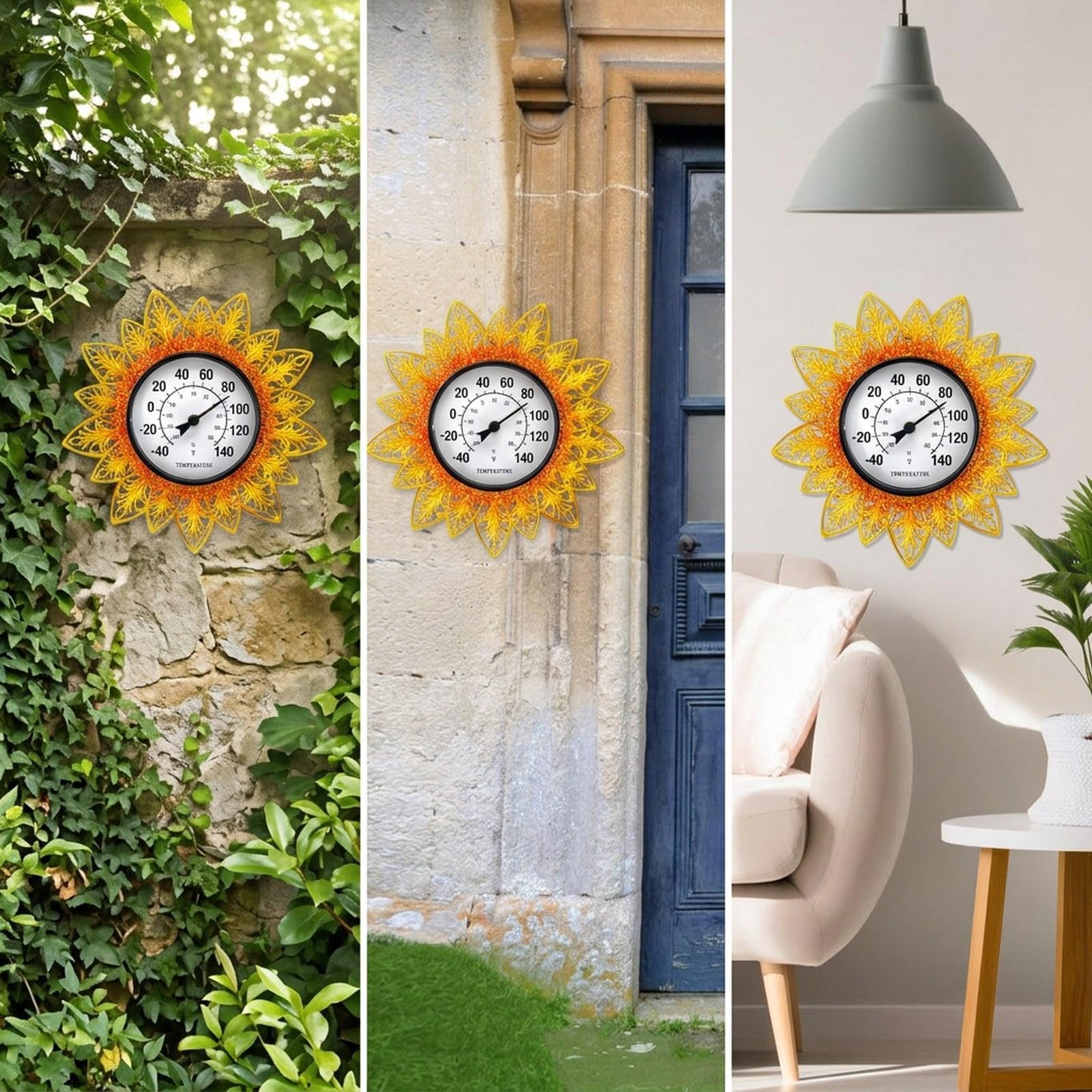 Elegante Termometro Da Esterno, Ideale Come Regalo di Compleanno, Decorativo per Prato, Balcone E Giardino.