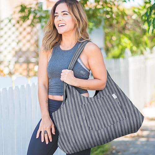 Miniatura 6 de Yogiii, bolsa para esterilla de yoga, la YogiiiTotePRO, bolsa grande para llevar esterilla de yoga con bolsillo lateral, para todos los tamaño de