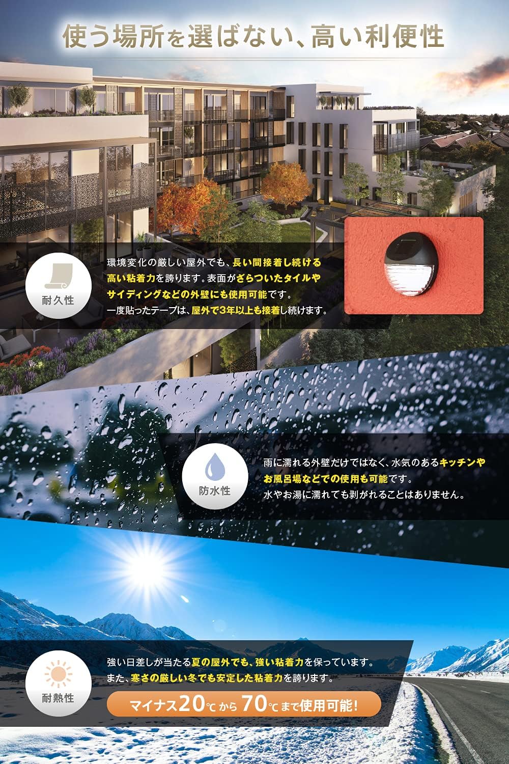 Amazon Co Jp Monca マジックテープ 面ファスナー 両面テープ 防水 耐熱 Diy オス メス 家庭用 業務用 工業用 白 産業 研究開発用品