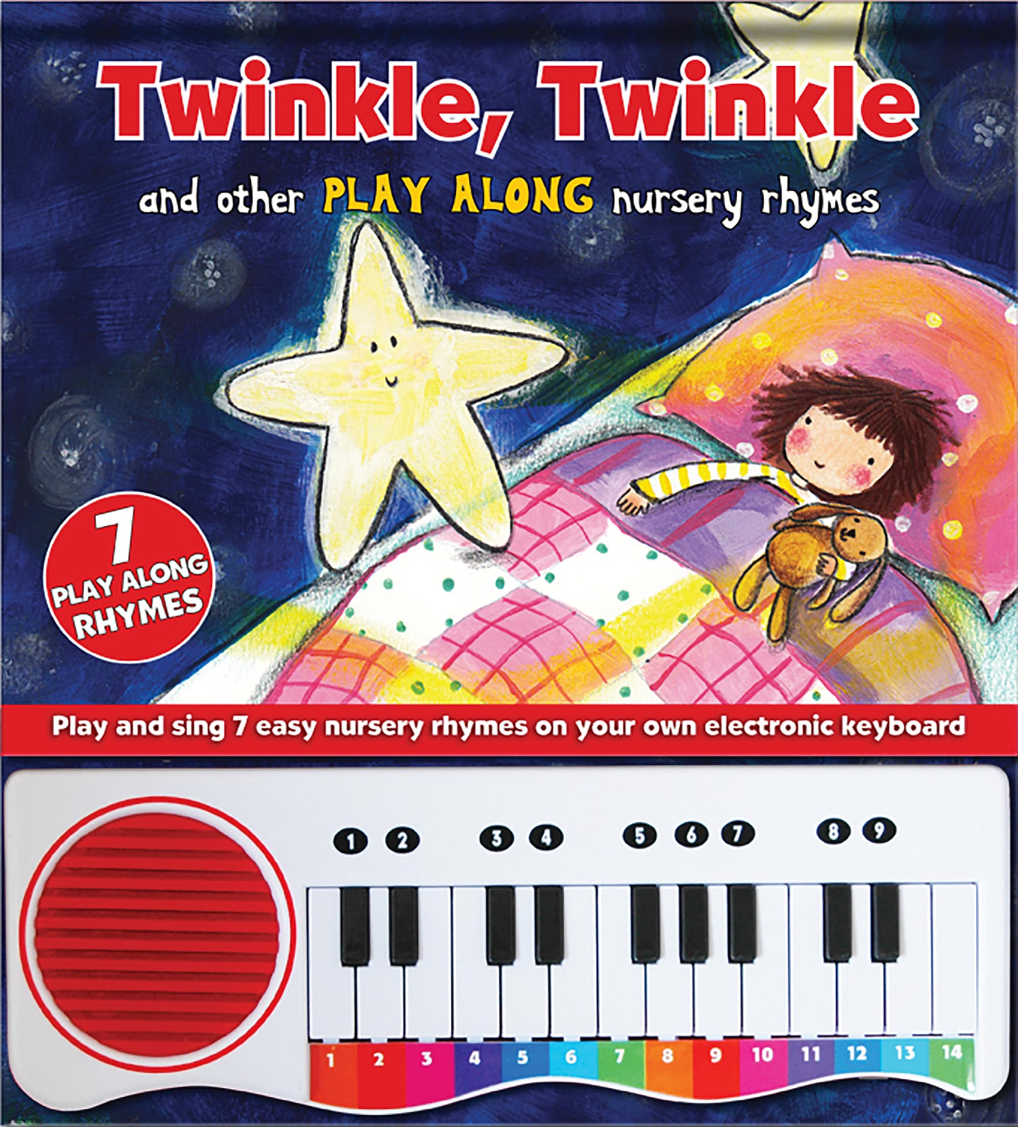 Twinkle,Twinkle: And Other Play Along Nursery Rhymes (Nursery Rhymes Play Along Piano Book)