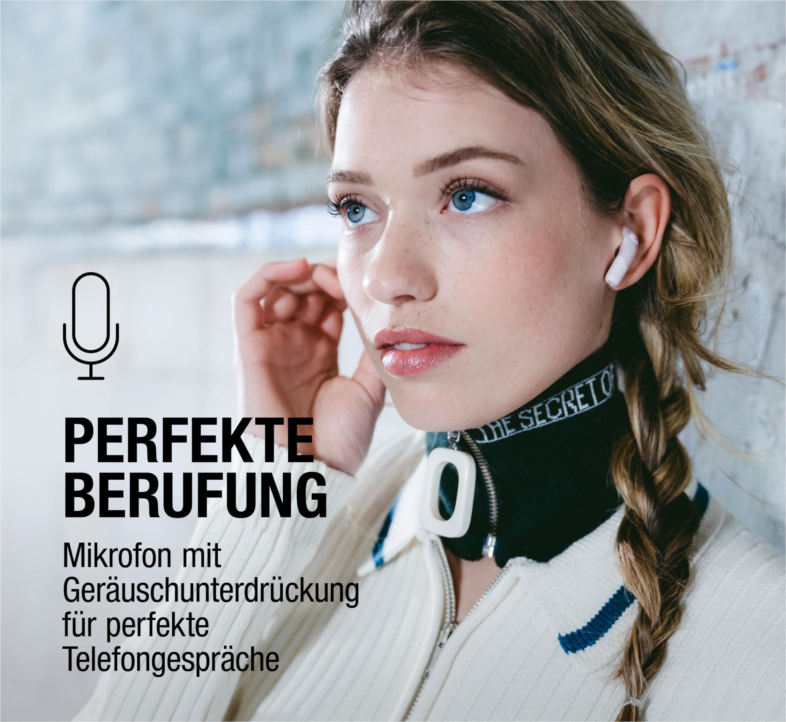 Fresh 'n Rebel Twins Ace Bluetooth kopfhörer In Ear mit Hybrid Active Noise Cancelling, In-Ear Kopfhörer kabellos, Mit ENC microfon, Bluetooth 5.3, IPX4 spritzwasserfest, 34 std. Spielzeit (Lila)