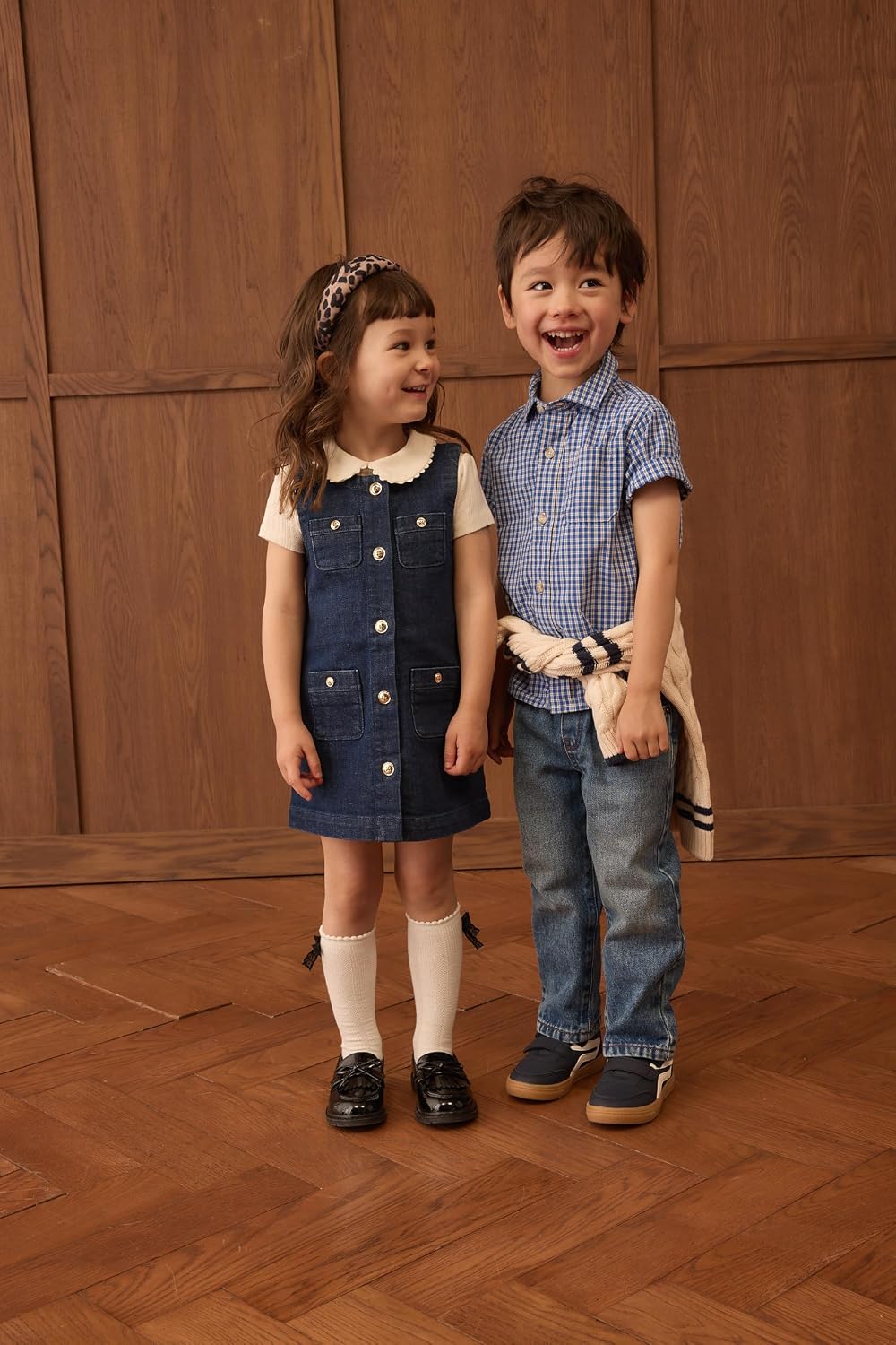 Gymboree Girls' and Toddler Sleeveles Button Dress