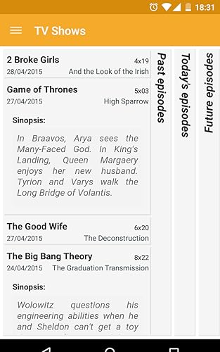 TV Shows - All shows at your fingertip!