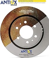 Vista 4 de Goodyear Frenos 213182GY Rotor de freno delantero con revestimiento antiox premium para Mercedes-Benz C230 07-03, C320 05-03, CLK350 09-06, SLK300