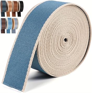 Bag Strap 5 Yards Striped Webbing Nylon Belt Strap Purse Straps Ribbon(Color6)