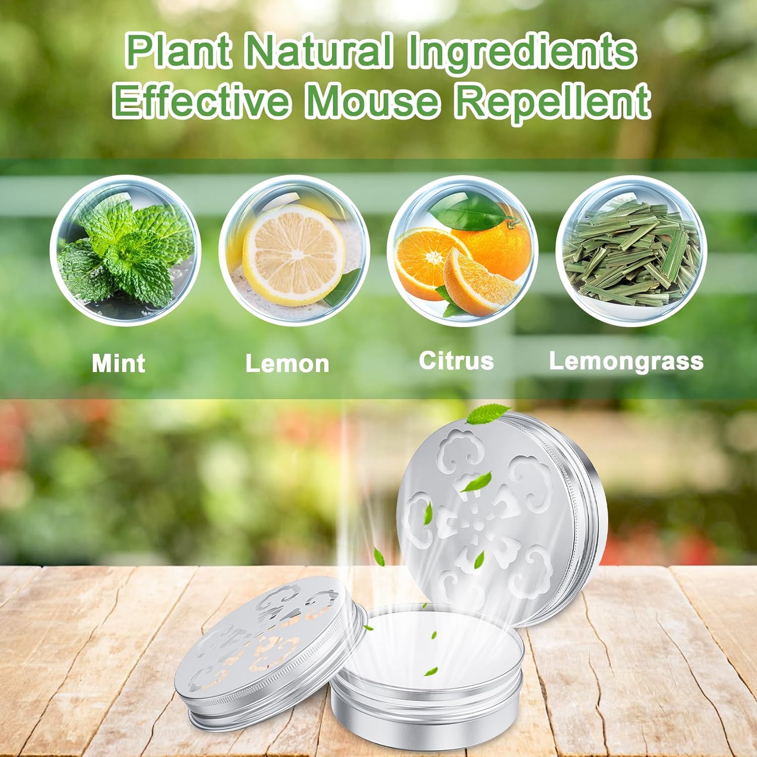 6 Packs Mouse Repellent for Car Engines, Peppermint Oil to Repel Mice and Rats, Keeps Rodents Out of The Car Rat Repellent for House Mice Outdoors - Image 2