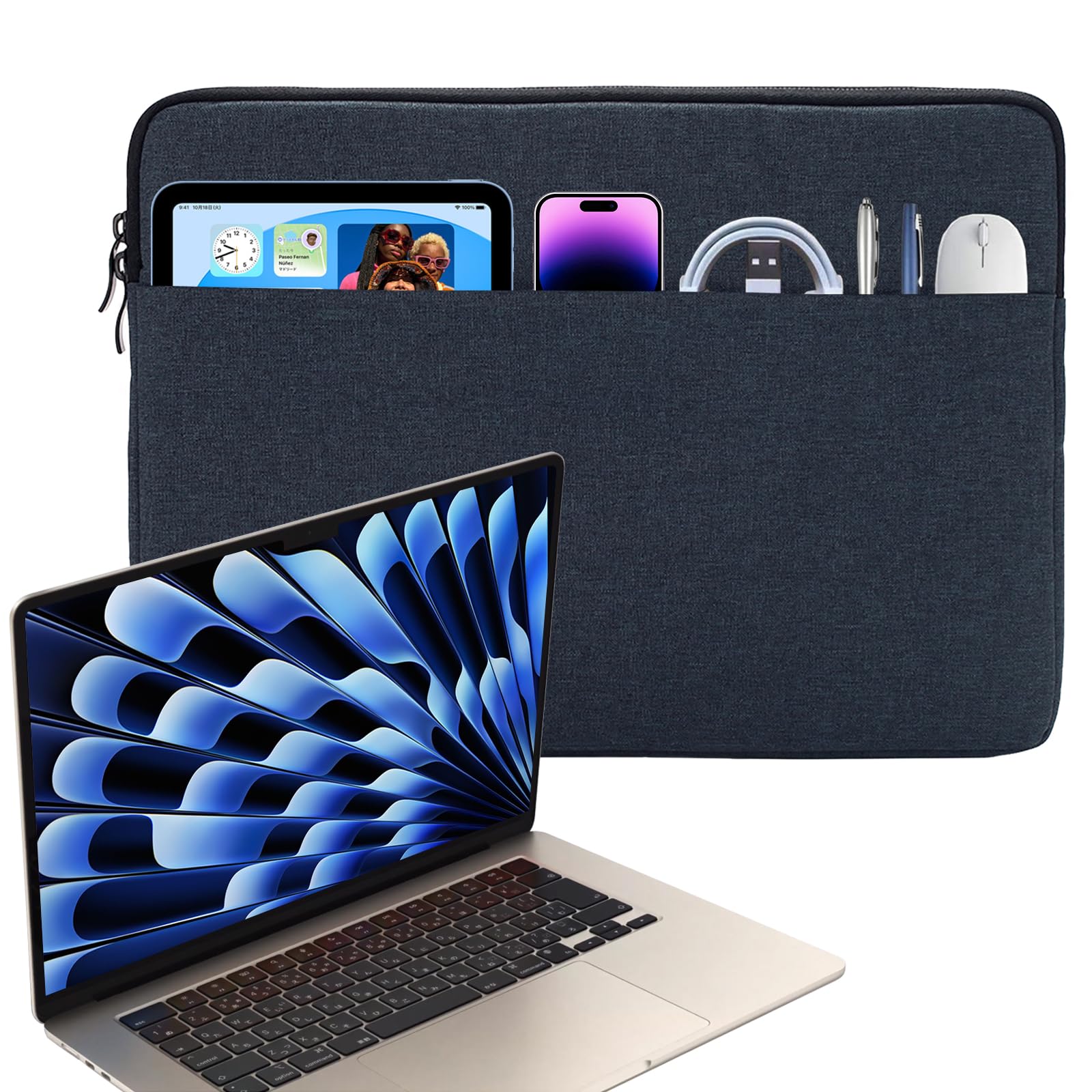 Amazon.co.jp: ノートパソコン ケース 15インチ MacBook Air M5 2026