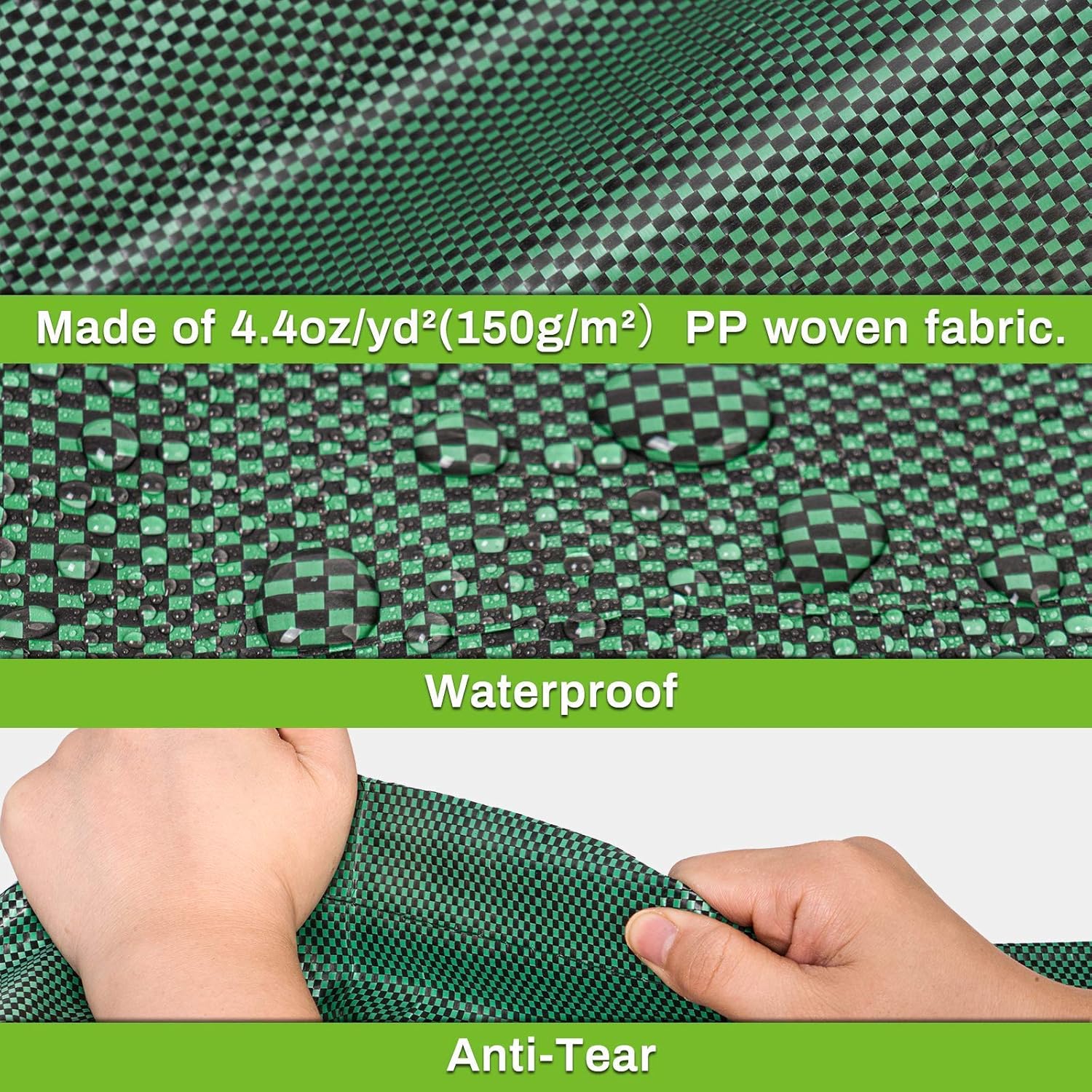 Reusable Garden Waste Bags 2-Pack 72 Gallons Lawn Home Garden Bags (H30, D27 inches) - Yard Waste Bags Collapsible garden yard waste containers : Patio, Lawn & Garden