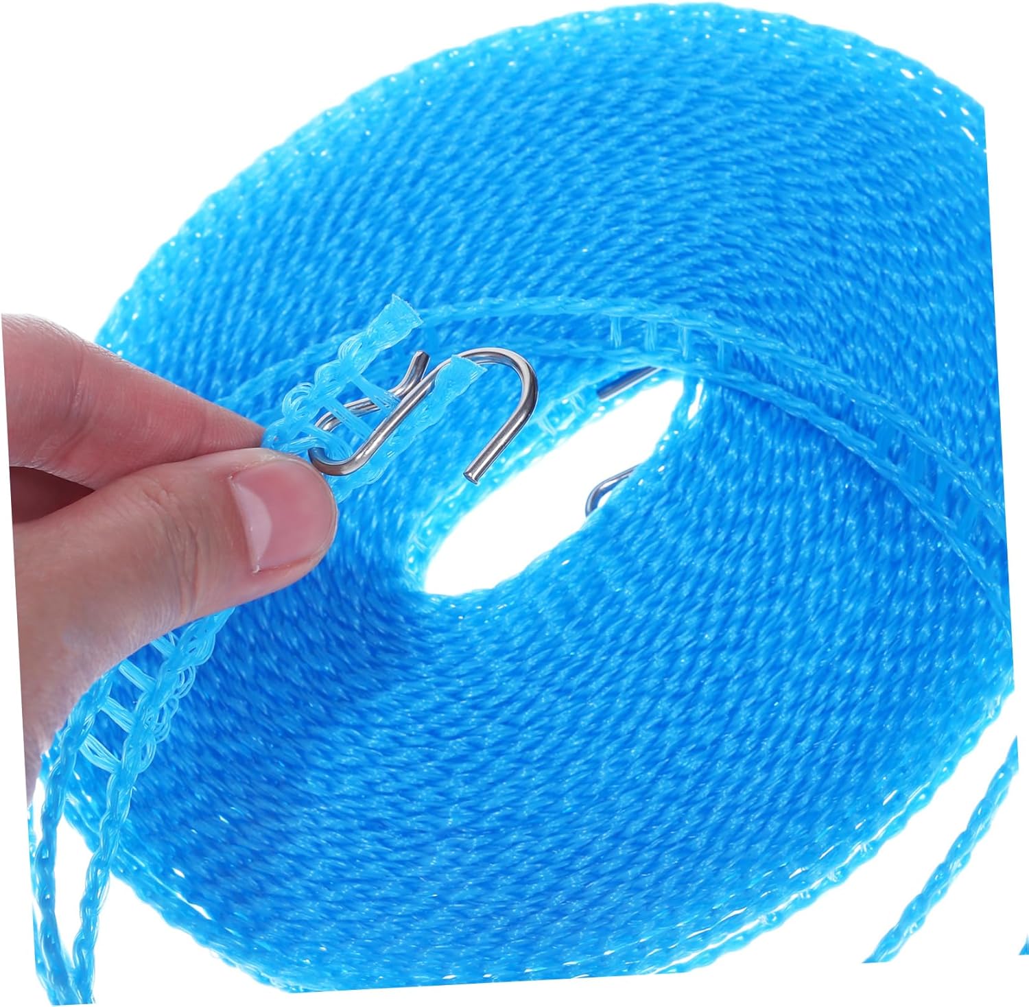 15rolls Portable Clothesline Heavy Duty Travel Laundry Line Hooks for Camping Outdoor Use for Hanging Clothes Temporary