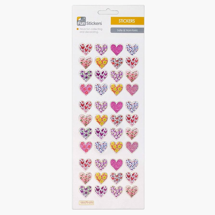 Fun Stickers Heart Patterns 606 : Amazon.ca: Toys & Games