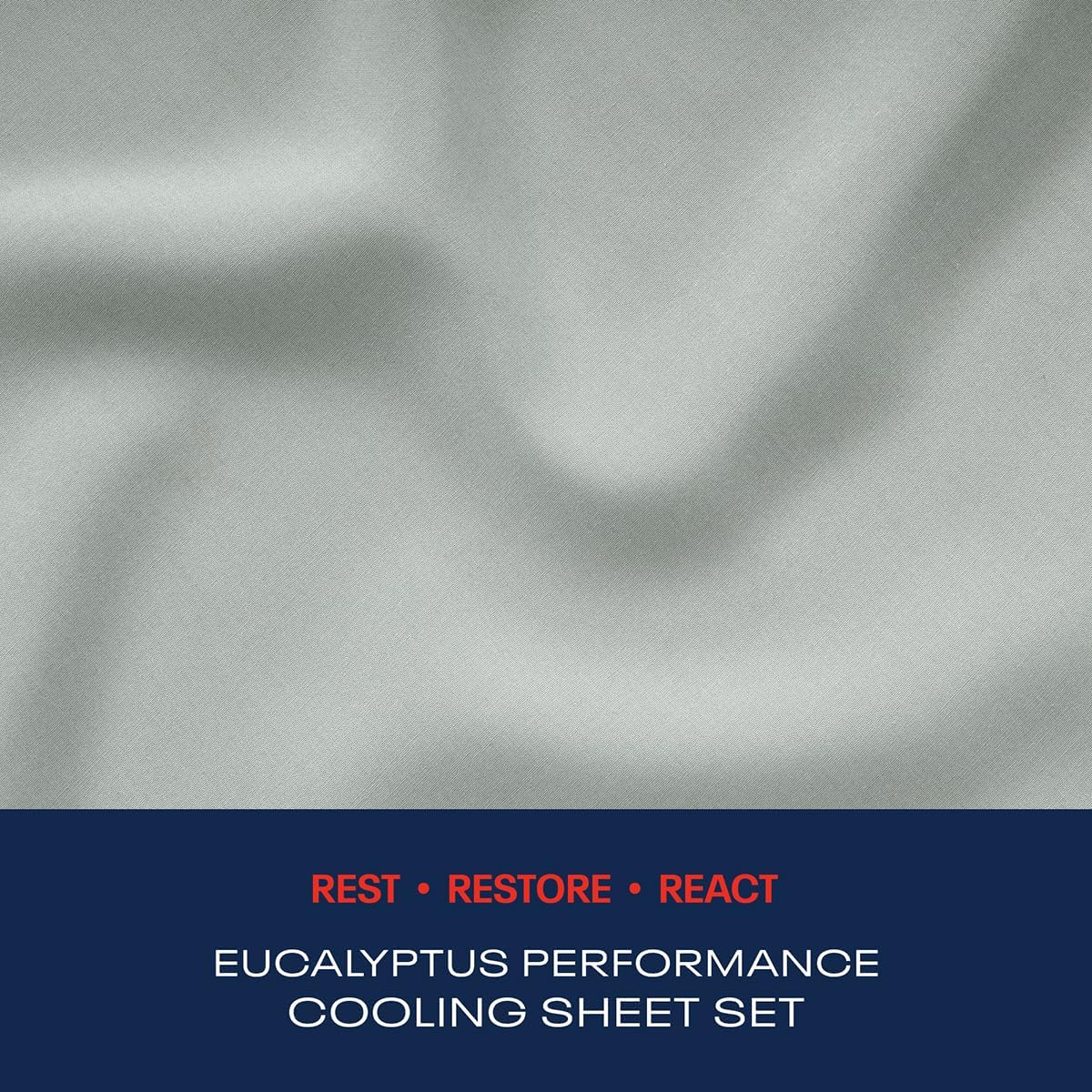 Reebok King Sheet Set from Tencel Eucalyptus - Soft, Cooling & Breathable for Hot Sleepers, Deep Pocket Up to 17 Inches, 4Pc Hotel Luxury Bedding Set, Bedsheet & Pillowcases (Lunar Rock, King) - Image 6